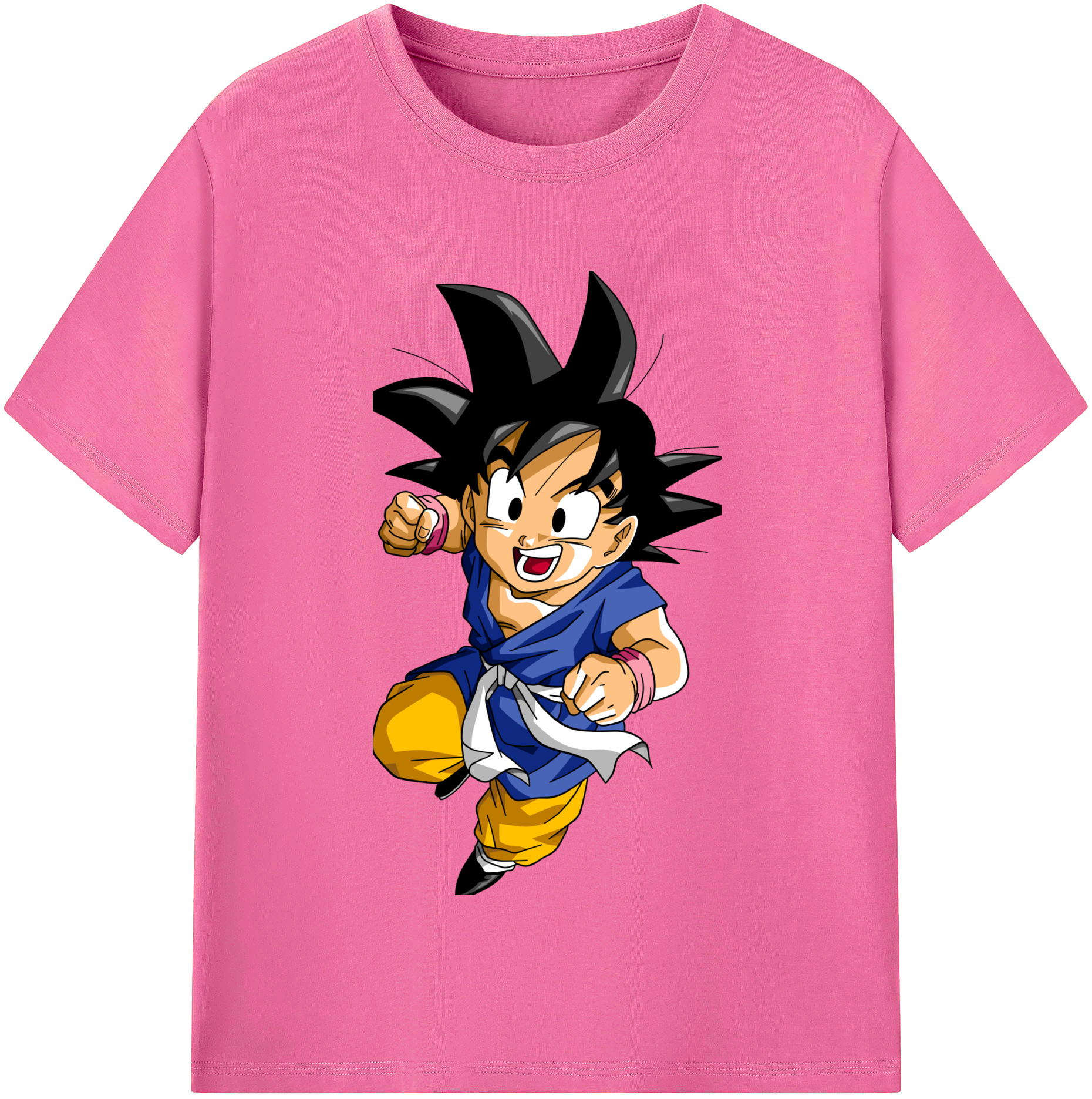 （画像用） ドラゴンボール 孫悟天 そん ごてん DRAGON BALL Son Goten レディースカジュアルプリントTシャツ（綿100％）